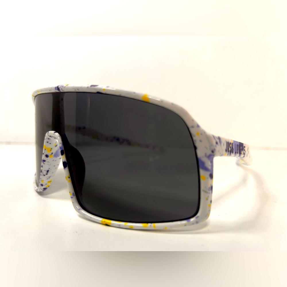 MLB Tampa Bay Rays Josh Lowe Sunglasses. Paint Splatter. Big Frame. Tropicana.